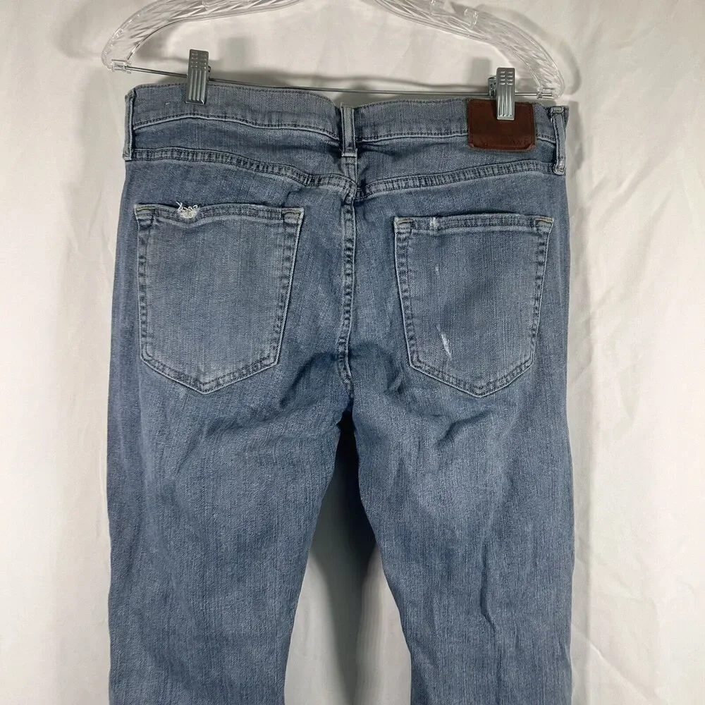 Abercrombie Fitch Jeans Men's 32x32 Light Wash Denim Kennan Straight Stretch